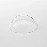 Verre optique OEM personnalisé BK7/Silice fondue/Lentille en dôme en saphir Revêtement antireflet 90% clair Ouverture 5-100 mm Diamètre 1-10 mm Épaisseur