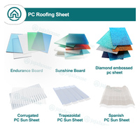 Feuille de polycarbonate personnalisée panneaux de toiture transparents feuilles de toiture en plastique feuille solide en polycarbonate