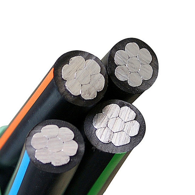 ABC Aluminum Cable 4*35mm 4x50 4x185mm 3 Phase 4 Core 35mm XLPE 0.6/1kV Low Voltage Overhead Bundled Cable