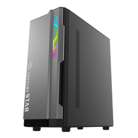 OEM One-Sided Tempered Glass MTAX Horizontal Aluminum PC Gaming Computer Case Micro ATX Motherboard Supporting Tower Stylish