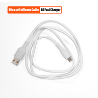 Câble de chargeur rapide OEM V8 1M 3FT avec câble de chargement de données micro USB 6A pour appareil photo Tecno Android utilisation d'ordinateur veste TPE faible quantité minimale de commande