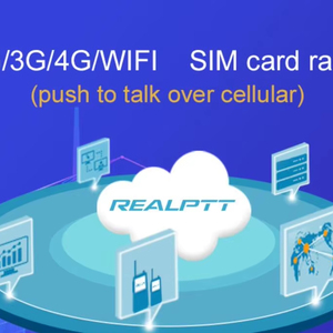 Licenza RealPTT per Walkie Talkie GSM WCDMA LTE, Account Real PTT per Radio di Rete 3G 4G POC ID, Radio Globali - Product Image 1