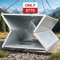 Maison conteneur pliable en Z de type X, 40 pieds, luxe moderne, préfabriquée en acier, pour hôtel, complexe hôtelier, maison de plage, vente en gros OEM, usine certifiée ISO CE