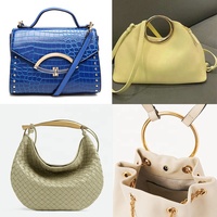 Asa de aleación para bolso, asa metálica dorada para accesorios de bolsos y piezas de bolsos, accesorios DIY para hacer carteras