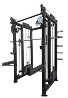 Équipement de fitness professionnel pour salle de sport, machine Smith multifonctionnelle, demi-rack, cage, entraîneur de force, tout-en-un