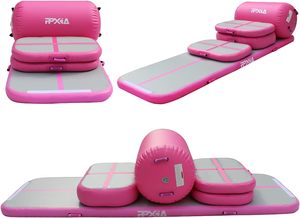 Pista de aire inflable, esterilla de gimnasio de uso familiar popular, esterilla de Yoga con precio de fábrica, pista de aire para gimnasio, 8m, <span class=keywords><strong>2M</strong></span>, 0,2 m con bomba de aire - Product Image 2