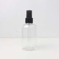 Bouteille cylindrique PET 150 ml à pulvérisation fine, transparente, ronde, vide, pour soins personnels, cheveux, eau, cosmétiques – Vente directe usine