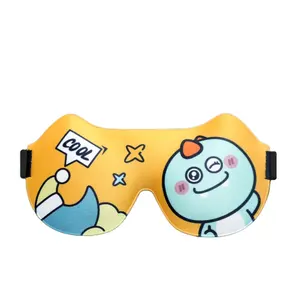 3D Новая удобная мультяшная маска для глаз с милым принтом для сна для взрослых и детей