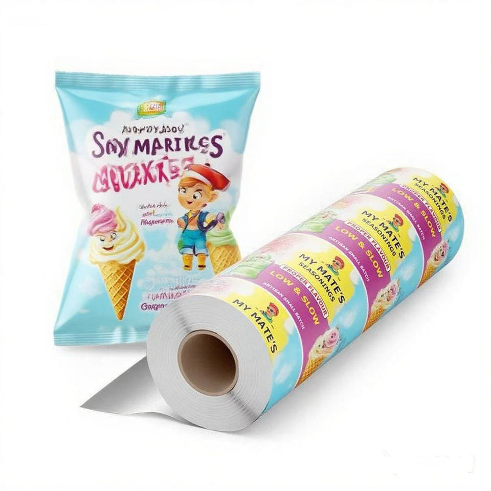 Custom Printed Popsicle Wrappers Plastic Frozen Ice Cream Biodegradable ...
