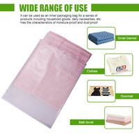 Sacs refermables à fermeture éclair 100% biodégradables et compostables, pochettes écologiques refermables, logo personnalisé pour l'emballage des vêtements