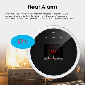 Détecteur <span class=keywords><strong>de</strong></span> fuite <span class=keywords><strong>de</strong></span> gaz inflammable intelligent pour la maison, Tuya, sans fil, WiFi, détecteur <span class=keywords><strong>de</strong></span> gaz combustible avec alarme thermique - Product Image 3