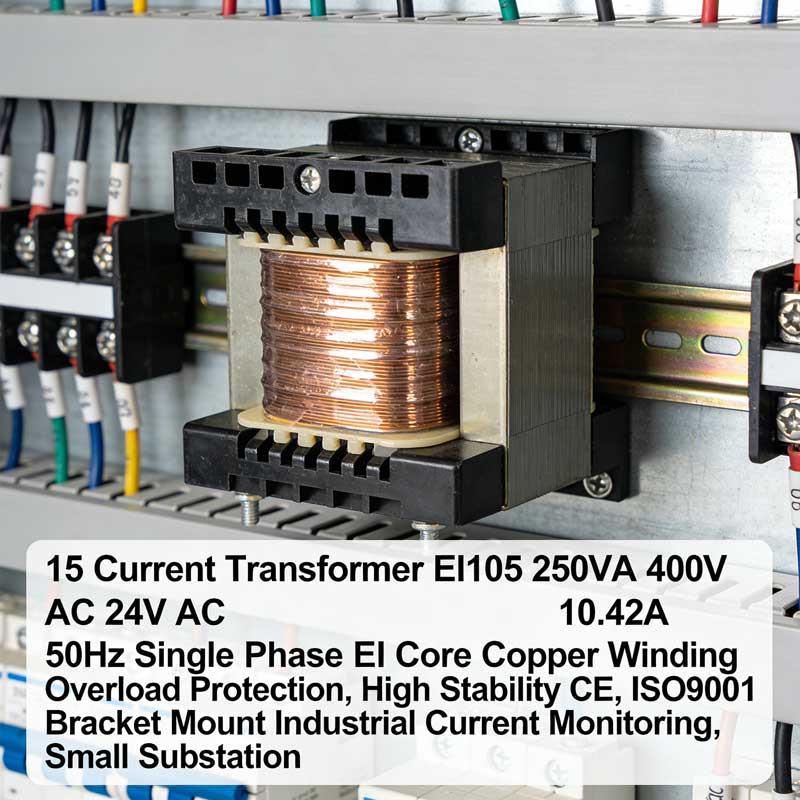 Transformateur de courant El105 250VA 400V 24V 50Hz Monophasé