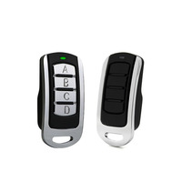 Télécommande RF 433 MHz avec puce EV1527 pour portail, rideau lumineux LED, moteur, vanne, 2 ou 4 touches, duplicateur de clonage