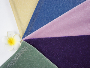 Tessuto Elastico in Poliestere <span class=keywords><strong>Rosa</strong></span> Chiaro Scintillante con Lurex Metallico Lucido da Tin Seng Wholesale Fabric - Product Image 6