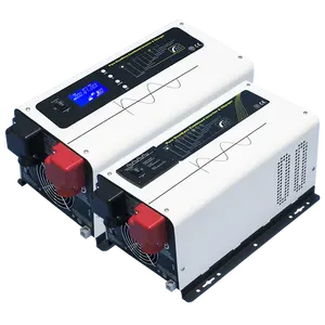 Precio al por mayor Inversor solar híbrido fuera de la red 6kw 3kw 1kw Inversor de energía solar de onda sinusoidal pura Salida monofásica para uso doméstico - Product Image 3