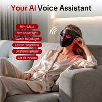 Nouvelle lampe de luminothérapie vocale 4D pour le visage, thérapie par lumière rouge pour salon de beauté