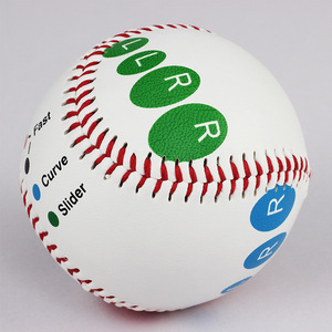 KRD <span class=keywords><strong>SEN</strong></span> Attrezzatura da Allenamento per Baseball di Alta Qualità, Palla da 9 Pollici in Pelle, Tipo Rigido, Leggera, Luminosa, Morbida e Pesata, Personalizzabile - Product Image 4