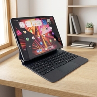 Clavier sans fil USB RGB rétroéclairé avec pavé tactile ultra-mince pleine taille, qualité supérieure, fournisseur d'or, nouveau produit