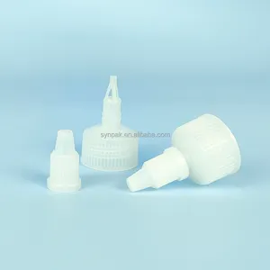 Tappo a vite in plastica riciclabile comodo Design a punta per accesso a tappo di bottiglia Shampoo tappi per lavaggio del corpo