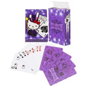 Personalized Custom Cartoon Poker Cards Game Factory Printing Durable Water Proof Classical Playing Cards