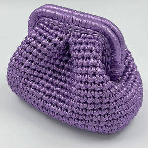 2025 האופנה האחרונה, אופנה ארוג מזדמנים מזדמנים ארוגים קטנים מצמד רכים קטנים מצמד רכות ערב שקית סרוג לנשים יוקרה - Product Image 2