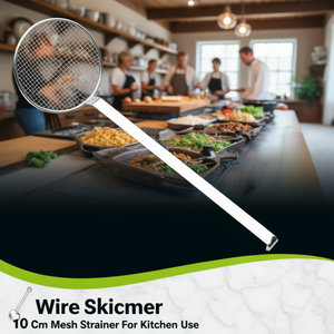 Wire Skimmer 10 Cm <b>Mesh</b> <b>Strainer</b> For Kitchen Use - Product Image 3
