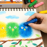 MOBEE P021B6 – Lot de 12 crayons de couleur de haute qualité pour enfants, idéal pour le dessin et la peinture