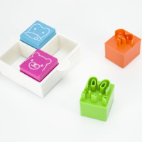 Kunststoff Küchen helfer Lebensmittel Grade 4 Kubik Set Gebäck Keks Sandwich Keks Kuchens ch neider Form Tierform für Kinder
