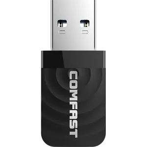 COMFAST Haute Qualité Mini Conception CF-812AC Sans Fil USB3.0 Carte Réseau Double Bande WiFi 1300Mbps Dongle