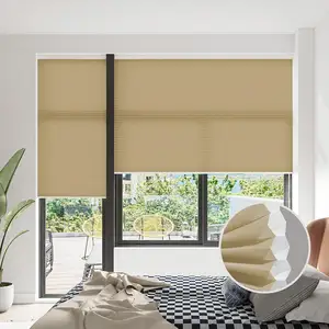 Day and night honeycomb blinds cordless honeycomb fabric shading honeycomb curtains
