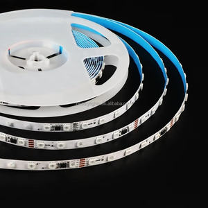 Meilleurs nouveaux produits 14W/M 12V 24V 10mm Quatre lignes Smart Smd 5050 Led Rgb Bande lumineuse LED Rgb 5050 60D 5m IC 16703 - Product Image 2