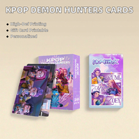 Kpop 30Pcs/Boîte DEMON HUNTERS SAJA BOYS Photocards Double Face Imprimées UV HD Rumi Mira Fans Lavables Cadeaux de Mariage Personnalisés