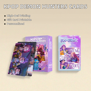 Kpop 30 Piezas/Caja DEMON HUNTERS SAJA BOYS Fototarjetas Impresas en UV de Doble Cara HD Rumi Mira Fans Tarjetas LOMO YZ505 Regalos Personalizados - Product Image 4