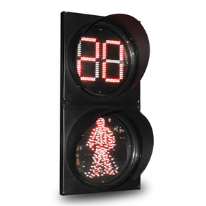 ขายร้อน300มิลลิเมตรสีแดงสีเขียวแบบไดนามิกคนเดินเท้าสัญญาณไฟจราจรที่มีการจับเวลานับถอยหลัง - Product Image 3