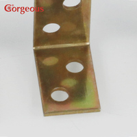 Supports d'angle en L métalliques sur mesure pour usine, en acier galvanisé, pour bois