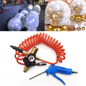 Felicità elio lattice palloncino riempitivo flusso d'aria gonfiatore regolatore con calibro per CGA580 valvola serbatoio - Product Image 2