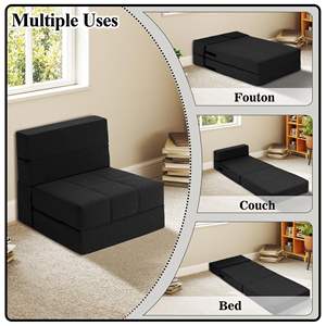 बहु-कार्यात्मक नरम फोल्डिंग छोटे फ्यूजन्स बिस्तर सोफे बेट बिस्तर आधुनिक सस्ते भविष्य के साथ समायोज्य सोफे परिवर्तनीय सोफे - Product Image 4