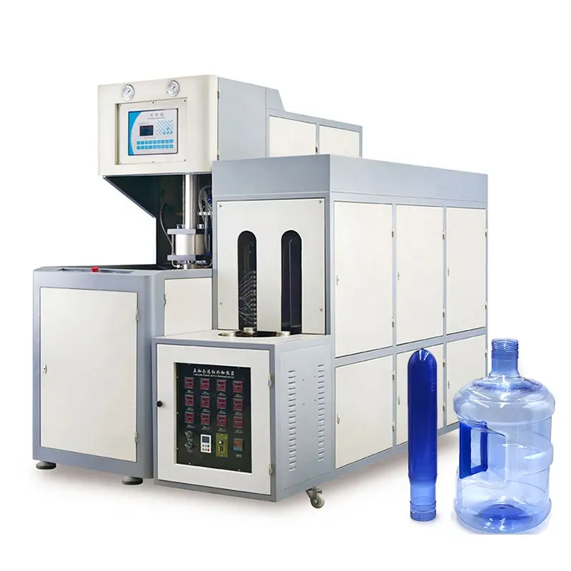 Semi automatic 5 gallon PET stretch blow molding machine for drinking water bottle