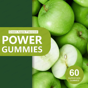 Gomitas de Moringa con Manzana Verde de Marca Privada, Gomitas Energéticas Sin Cafeína para Energía y Concentración - Product Image 5
