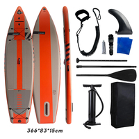Planche de paddle gonflable Drop Stitch, plusieurs couleurs, antidérapante, résistante à l'usure, style rayé, pour sports nautiques en plein air