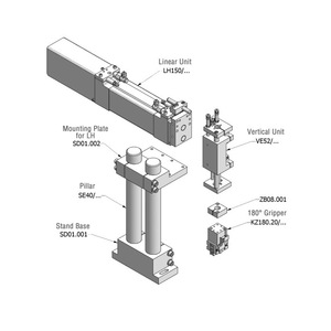 Système d'assemblage automatisé Meto-Fer avec unité de transfert linéaire et de préhension pour l'automatisation industrielle - Product Image 2