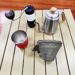 ถุงเก็บกระดาษกรองกาแฟแบบเหล็ก ผ้าใบกันน้ำ กระเป๋าเดินทางสำหรับตั้งแคมป์กลางแจ้ง สำหรับกาแฟแบบกรอง - Product Image 3