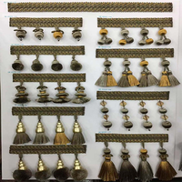 Vente directe d'usine Rideaux à glands en dentelle de style européen simples Accessoires à glands suspendus Perles de dentelle à glands Décoration