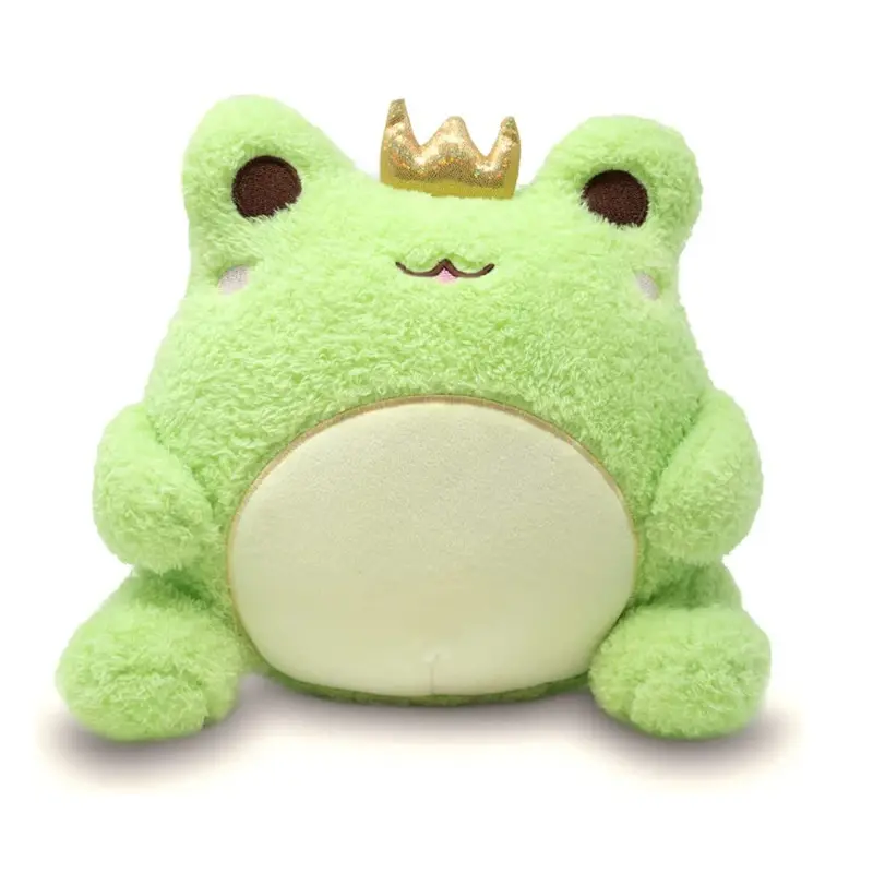 Factory Cheap Price Cartoon Hugging Toy Cute Stuffed Animal Pillow Frog Soft Plush Toy
