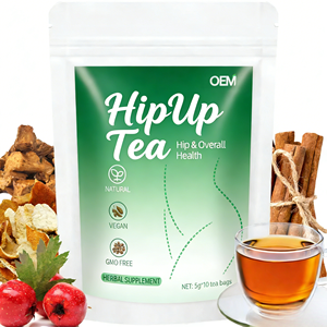 Té OEM para realzar la cadera, para curvas naturales, mezcla de rosa roja, semilla de Coix, maca y fenogreco, orgánico, vegano, sin OMG, 10 bolsitas de té de 5 g cada una, por caja - Product Image 2