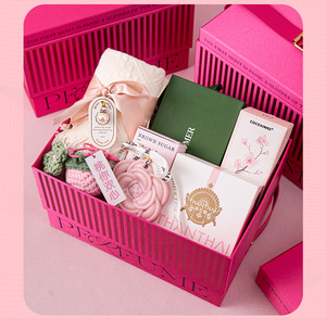 2025 Sản Phẩm Mới Sang Trọng Của Mẹ Ngày Rỗng Bộ Quà Tặng Hộp Thời Trang Valentine Lễ Hội Ngày Quà Tặng Bao Bì Hộp Với Xử Lý - Product Image 1