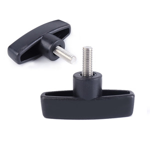 T Type Handle Screws M6 M8 48mm Stainless Steel Plastic Knob Flathead For Construction Industry - Product Image 4