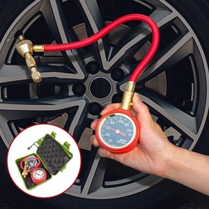 Manomètre de pression des pneus 0-70 psi et dégonfleur 4x4 à tube long universel pour voitures et motos - Product Image 2