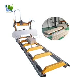 Woodworking Panel Sliding Mill Sawmill Horizontal Band Lumber Gantry Saw Round Wood Cutting Sawing Machine For Wood Working