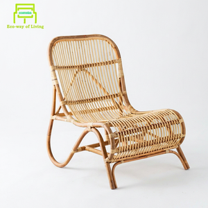 Chaise longue de jardin à bascule pour personnes âgées, en bambou, design traditionnel, pour extérieur, hôtel, salon - Product Image 1